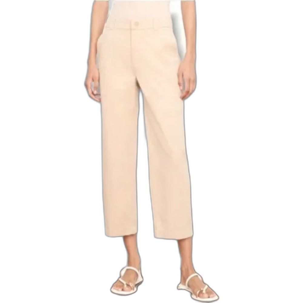 Lilly Pulitzer Capri Pants Women's Size 10 Light Khaki Palm Beach Fit Cropped
